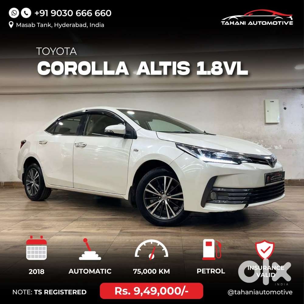 Toyota Corolla Altis Vl, 2018, Petrol