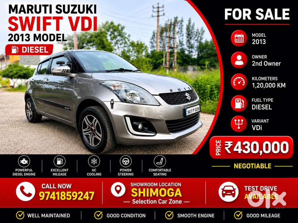 Maruti Suzuki Swift Vdi, 2013, Diesel