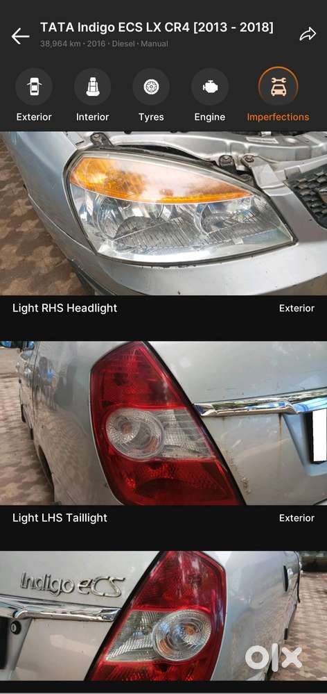 Tata Indigo , Silver