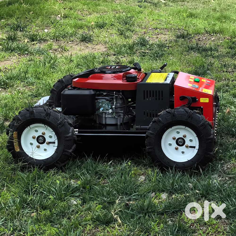 Multifunction Remote Control Wheel Lawn Mower Grass Cutter For Garden