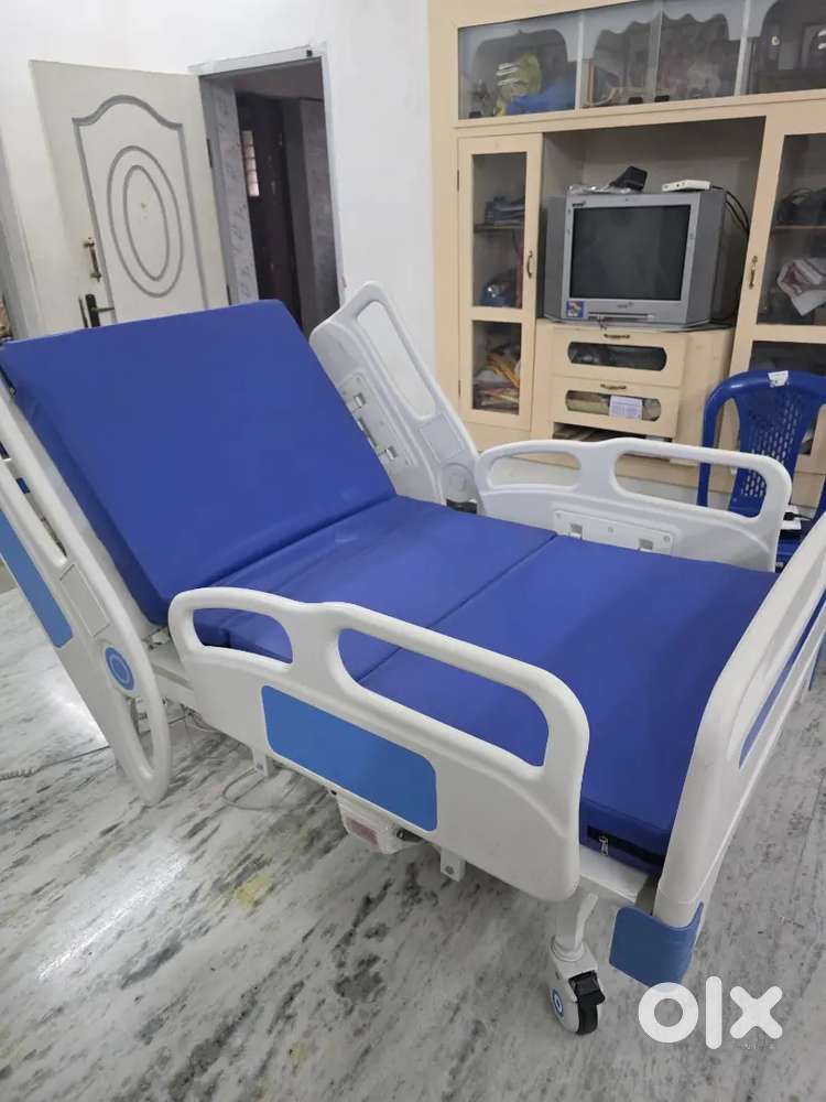 Electric Hospital Bed with Mattress - Adjustable &  Motorized