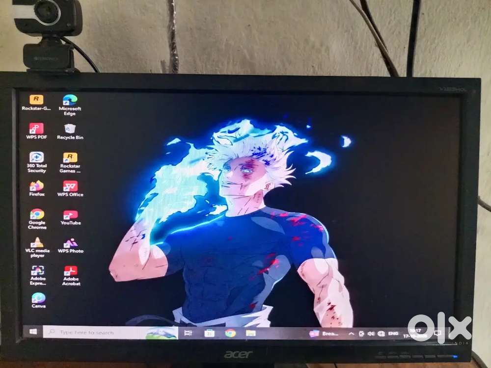 Full gaming setup with laptop