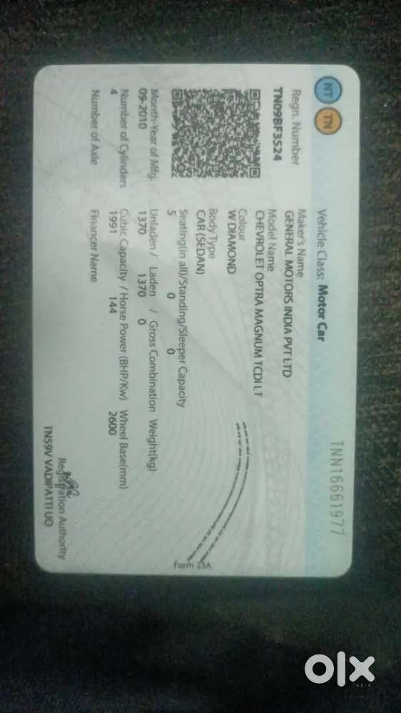 Chevrolet Optra Magnum 2011,top-end Modal,excellent Maintenance