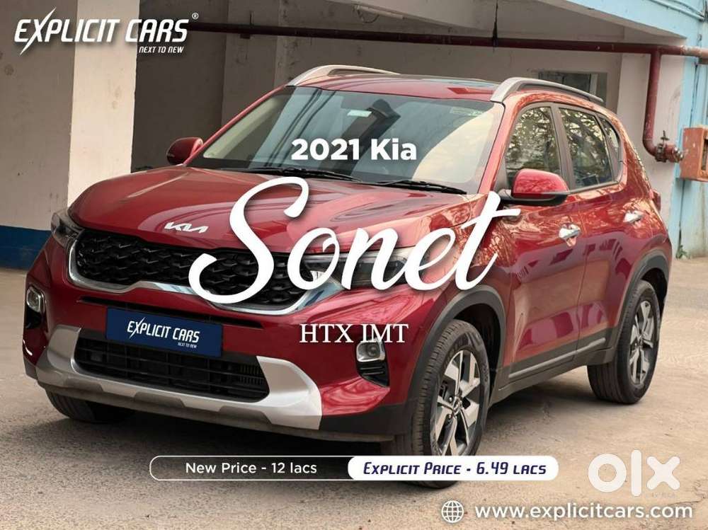 Kia Sonet 1.0 Htx Imt, 2021, Petrol