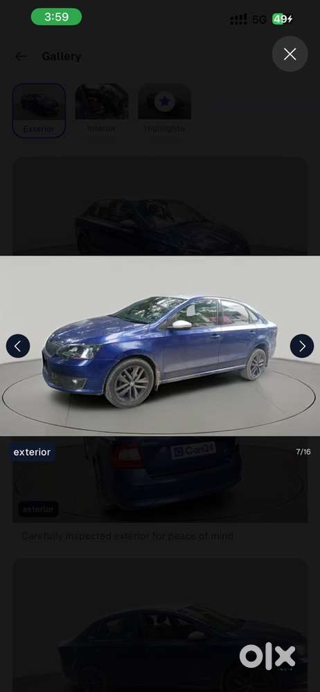 Skoda Rapid Tsi 2021 Petrol Car