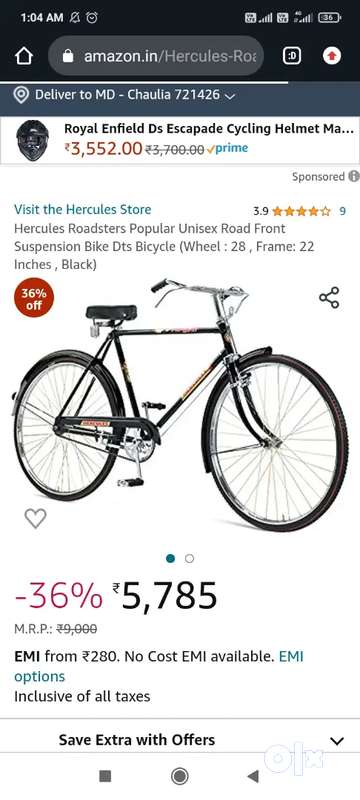 Hercules roadsters best sale popular dts bicycle