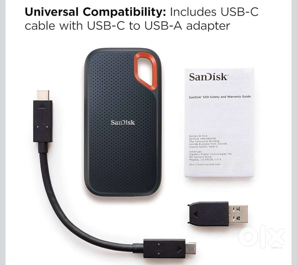 SANDISK Extreme 2TB Portable External SSD