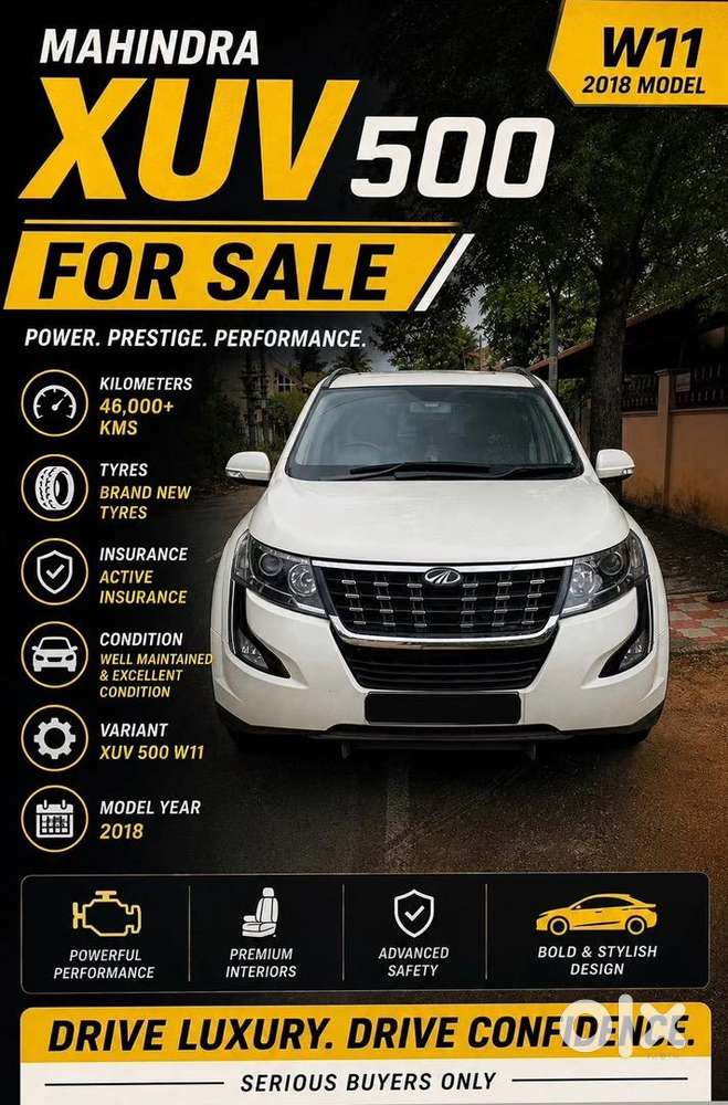 Mahindra Xuv500 2018 Diesel 46000 Km Driven