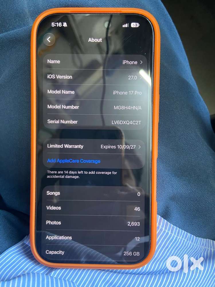 17 pro 256 gb orange colour - Mobile Phones in Godadara Town, Surat ...