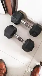 10 kg dumbells set
