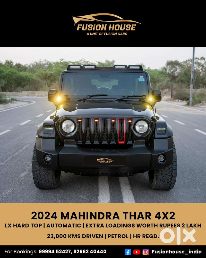 Mahindra Thar Lx Hard Top Petrol At Rwd, 2024, Petrol