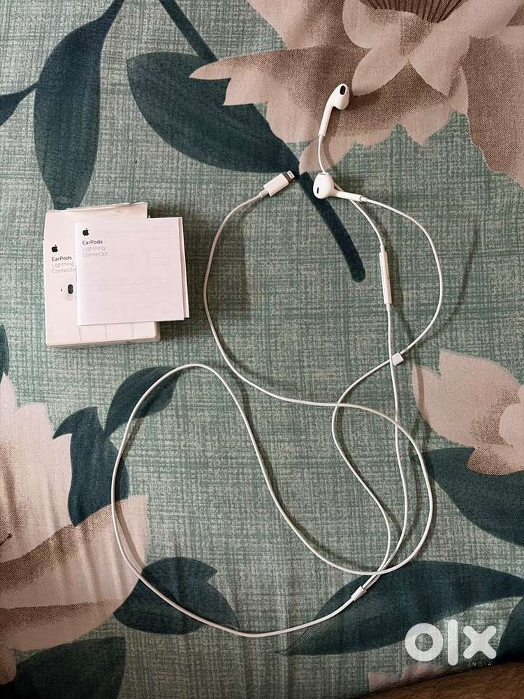 Apple wired earphones lightning connector