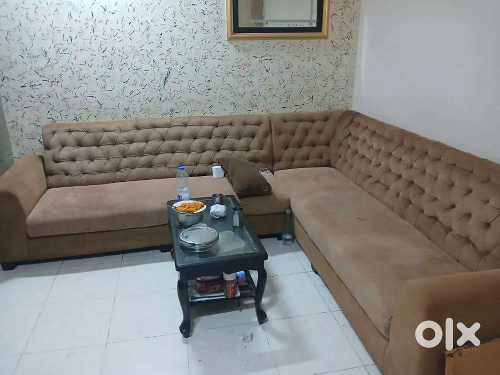 6 seater l tyep sofa