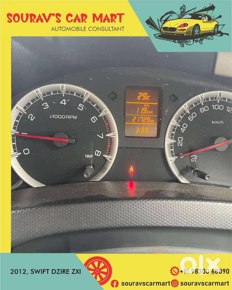 Maruti Suzuki Swift Dzire 1.2 Zxi Bsiv, 2012, Petrol