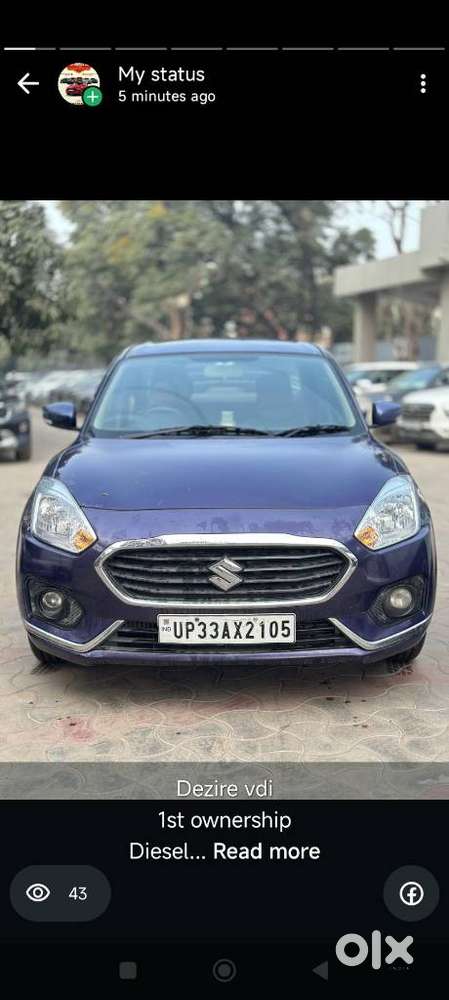 Maruti Suzuki Dzire 2017-2020 Vdi, 2017, Diesel