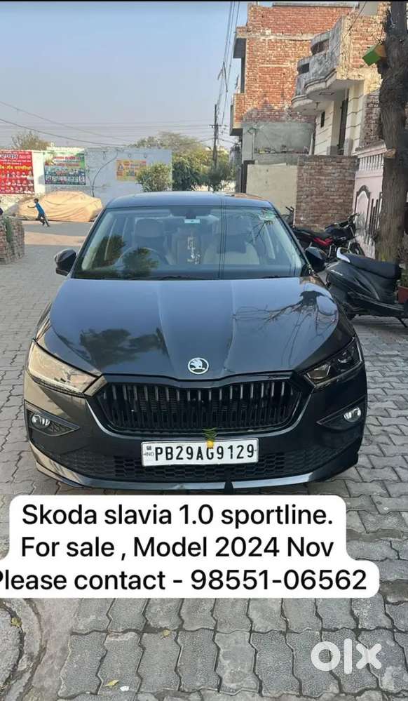2024 Skoda Slavia Sportline Petrol 30000 Km  Single Owner.