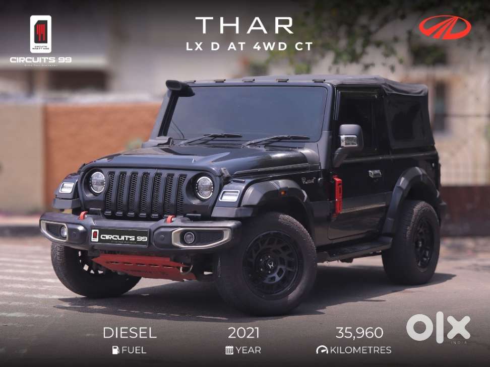 Mahindra Thar Lx D At 4wd Ht, 2021, Diesel