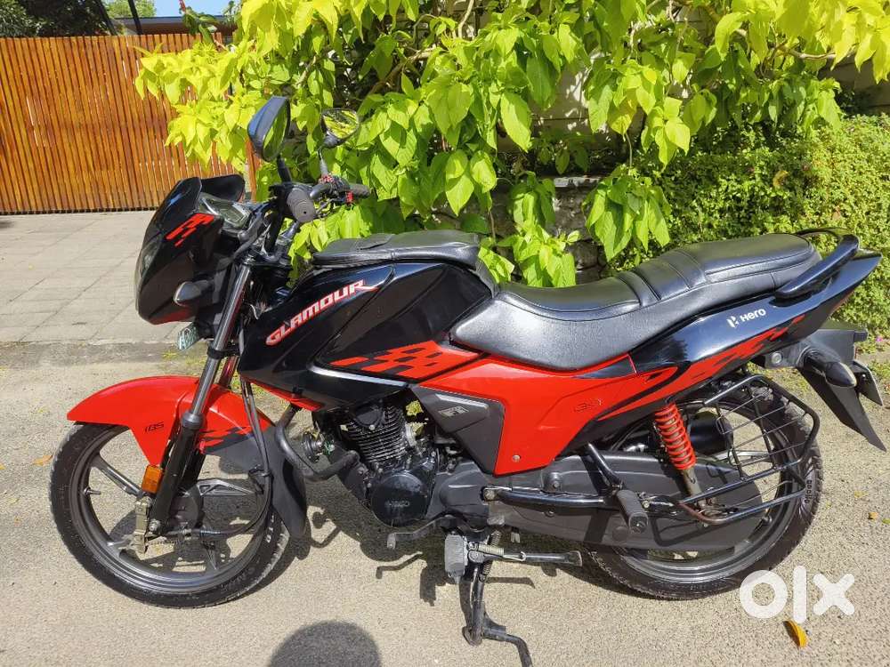 2020 Hero Glamour Bs6 Red Colour 2020 HERO GLAMOUR Red Black