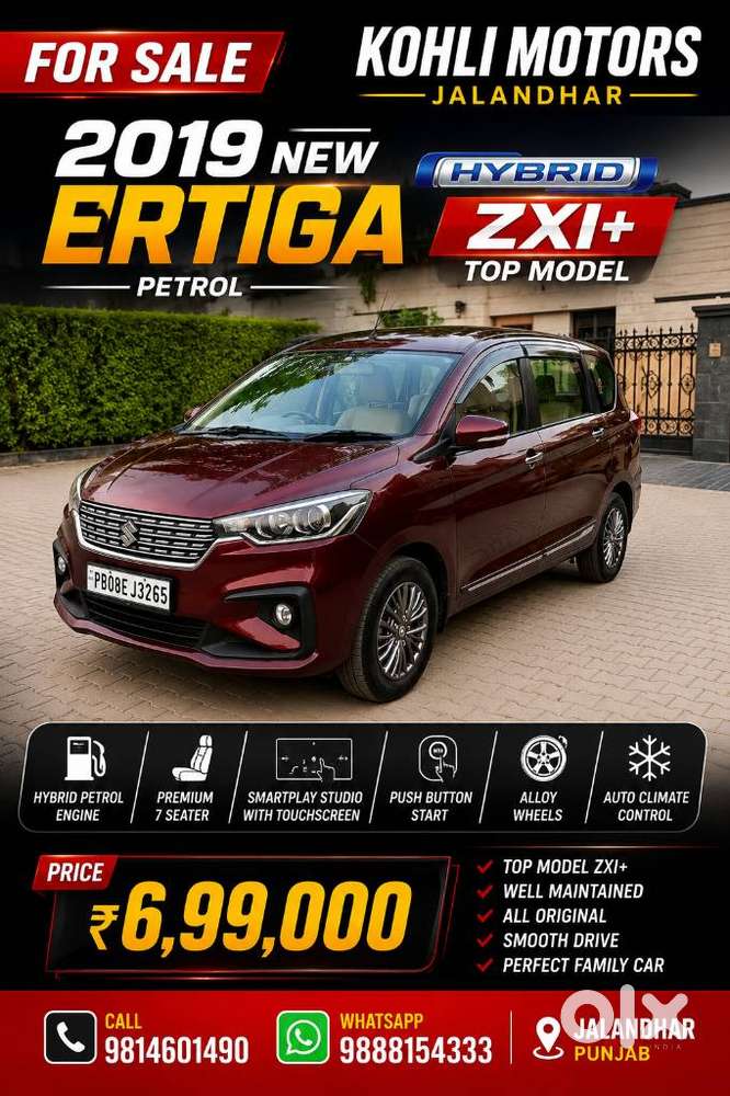 Maruti Suzuki Ertiga 1.4 Zxi Plus Shvs, 2019, Petrol