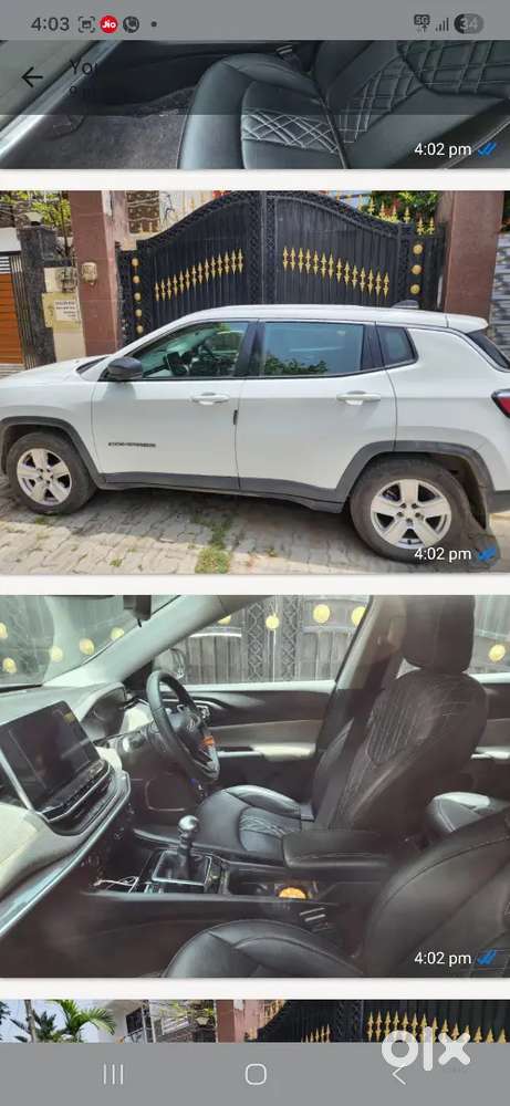 Jeep Compass 2021 Petrol 34000 Km Driven Fancy No. 8777