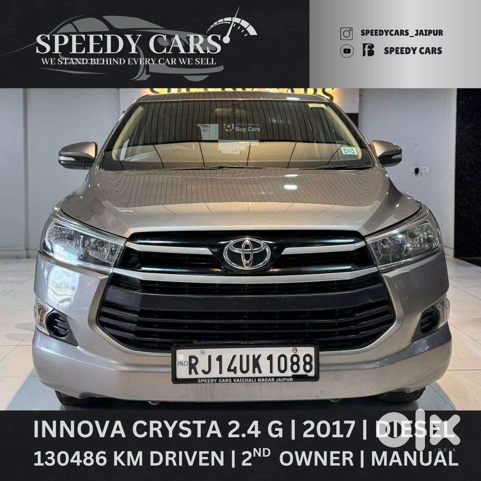 Toyota Innova Crysta 2.4 G Mt, 2017, Diesel