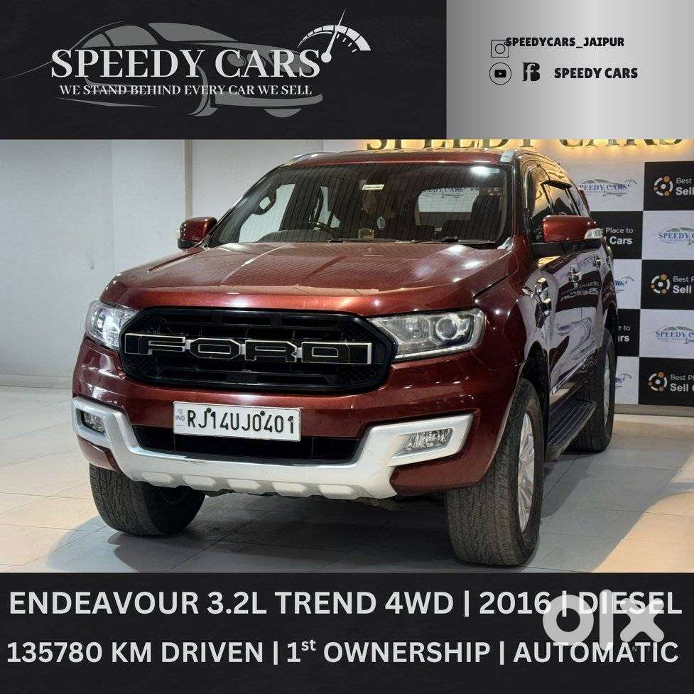 Ford Endeavour 3.2 Titanium 4x4 At, 2016, Diesel