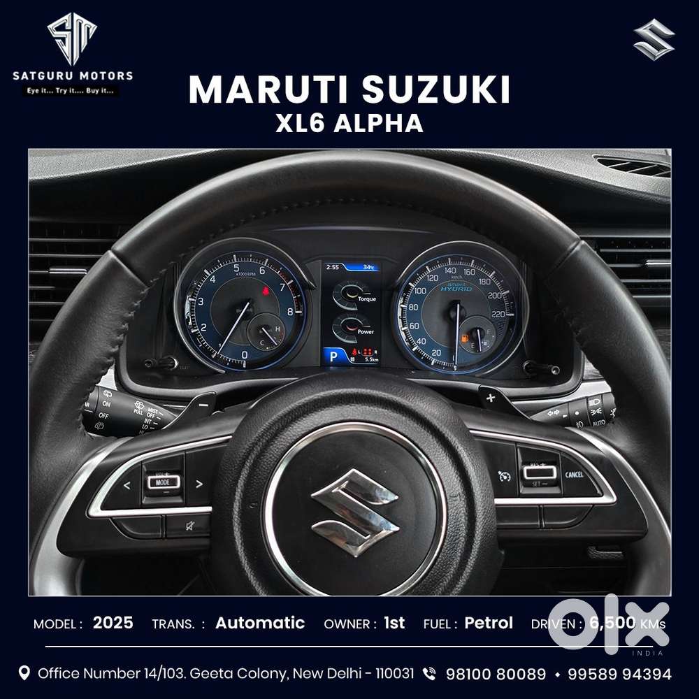 Maruti Suzuki Xl6 1.5 Alpha Plus At, 2025, Petrol