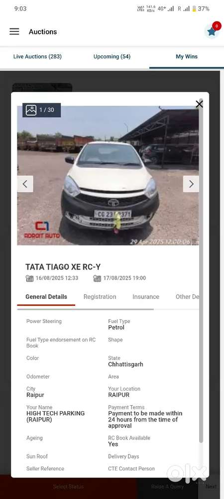 Tata Tiago 2020 Petrol 3600 Km Driven