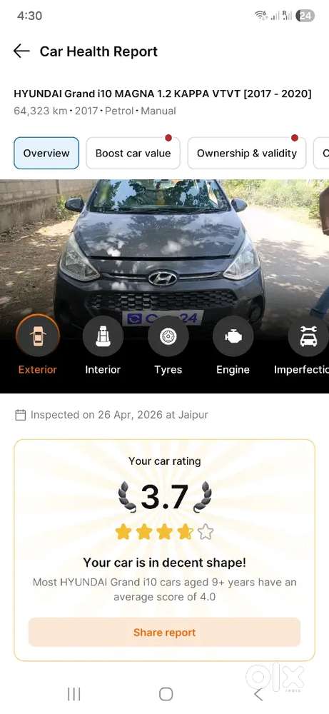 Hyundai Grand I10 With Good Condition Car On Sale