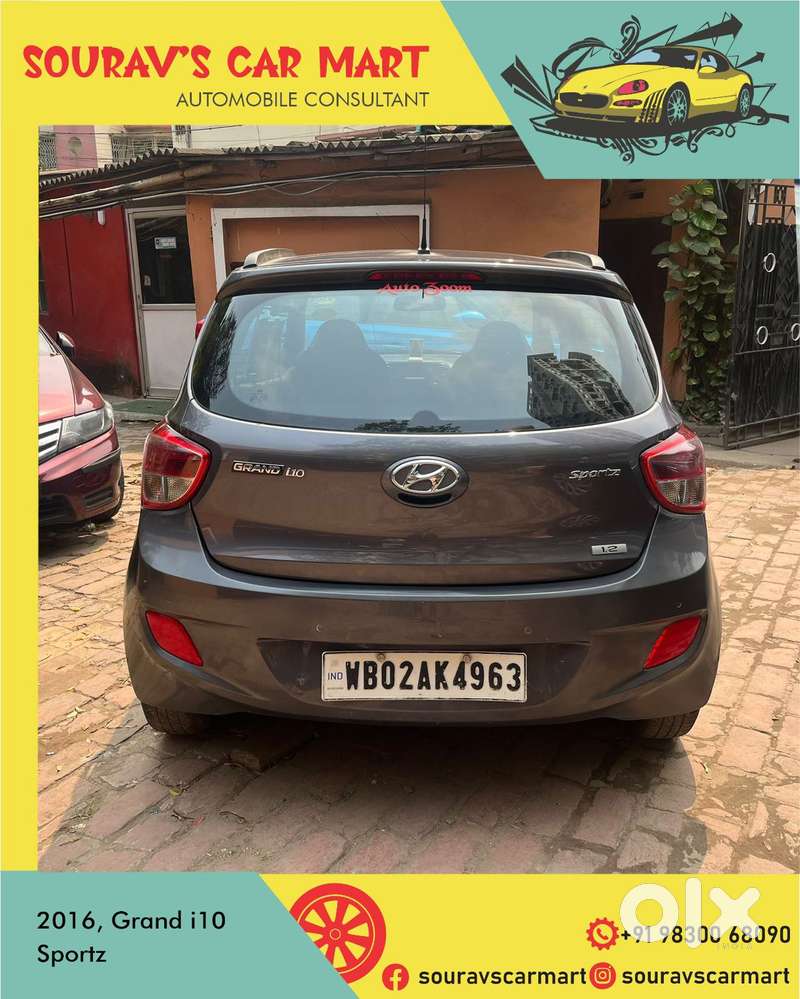 Hyundai Grand I10 2013-2016 Sportz, 2016, Petrol