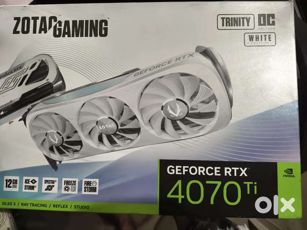 Zotac 4070Ti Trinity OC White edition(Warranty till june 2028)