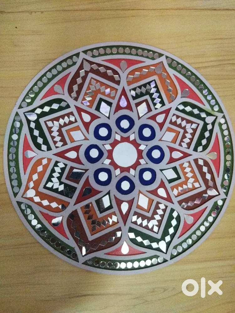 Mirror Work Decorative Frame