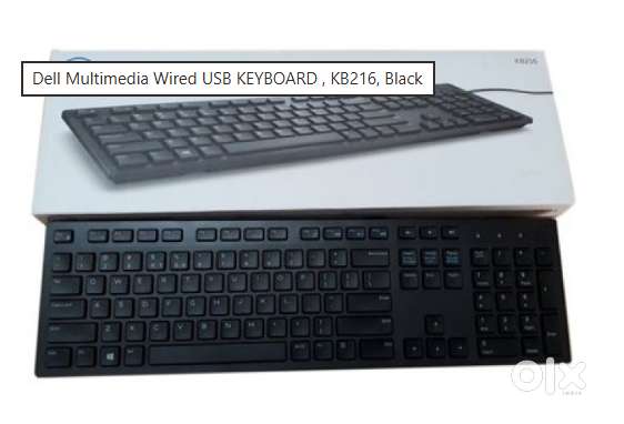 Unused Dell KB216 Wired Multimedia Keyboard