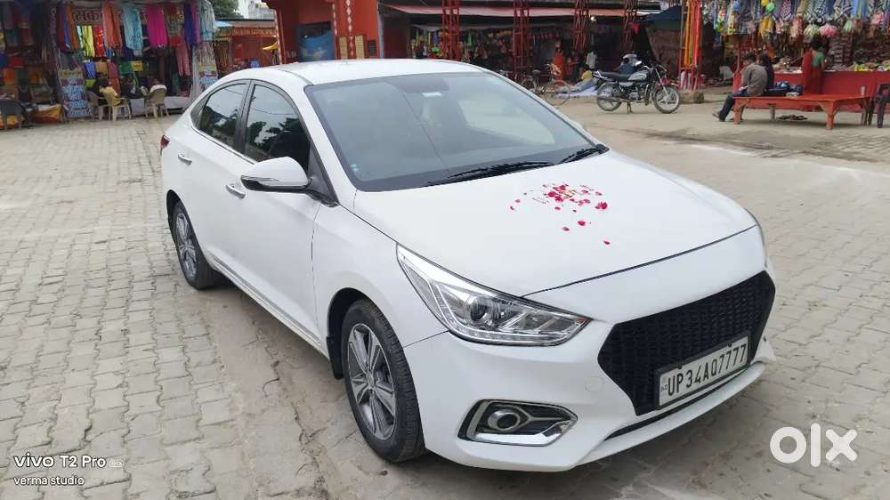 Vip Number 7777. Hyundai Verna 2018 Top Model ,diesel 135000 Km Driven
