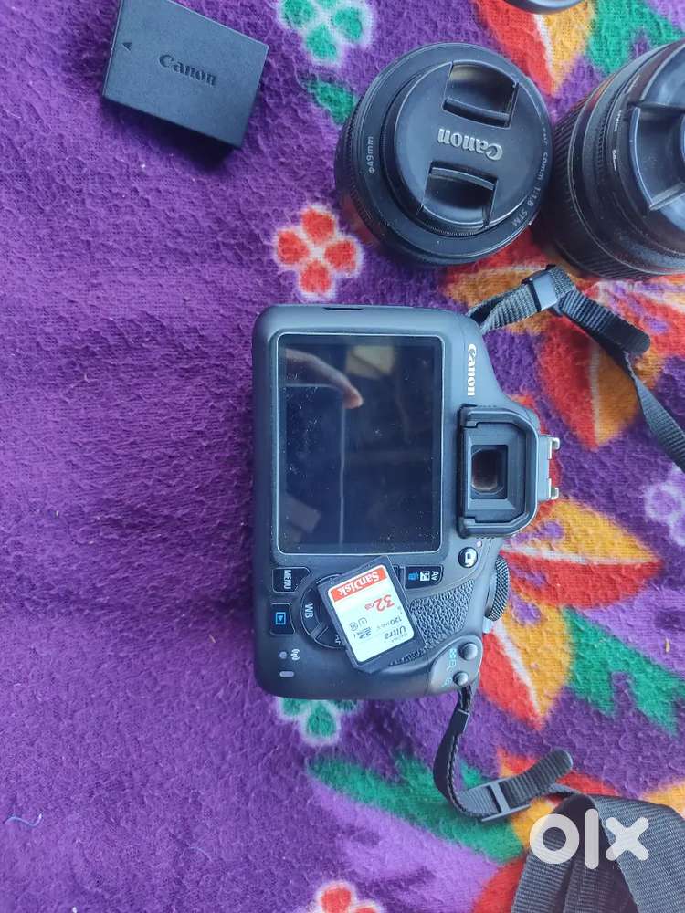 Canon 1500D 18-55 kit lens 50mm  prime lens