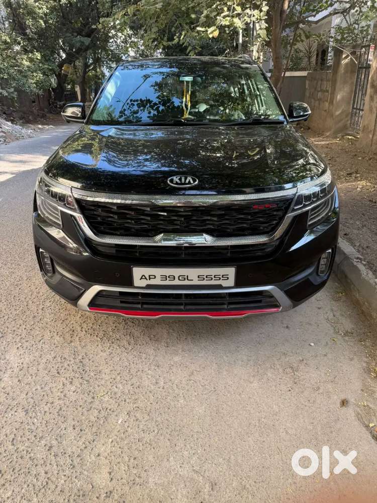 Kia Seltos Black Car In Excellent Condition Very Well Maitained, Ap