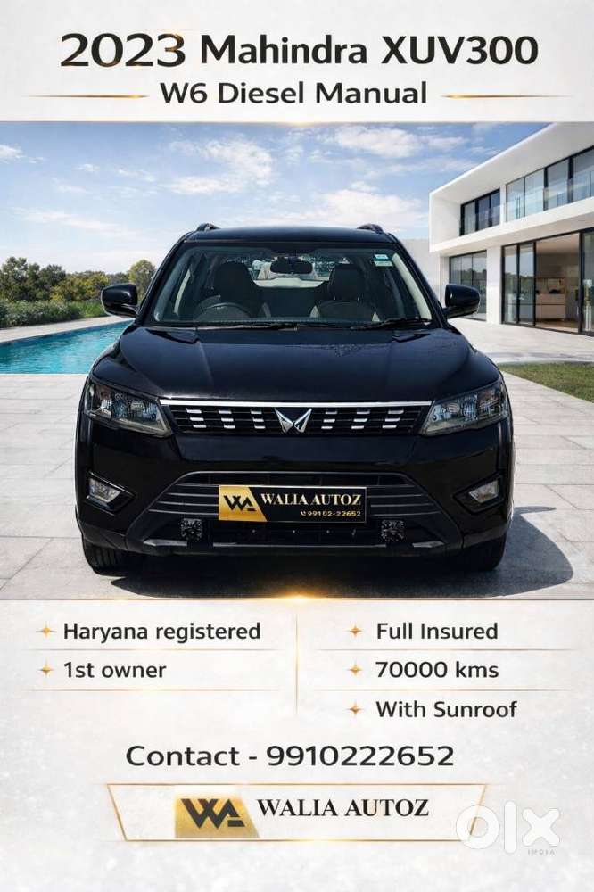 Mahindra Xuv300 W6 Diesel, 2023, Diesel
