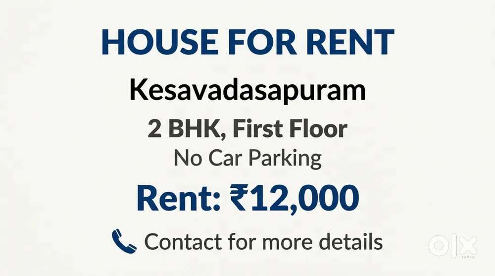 2BHK in Kesavadasapuram