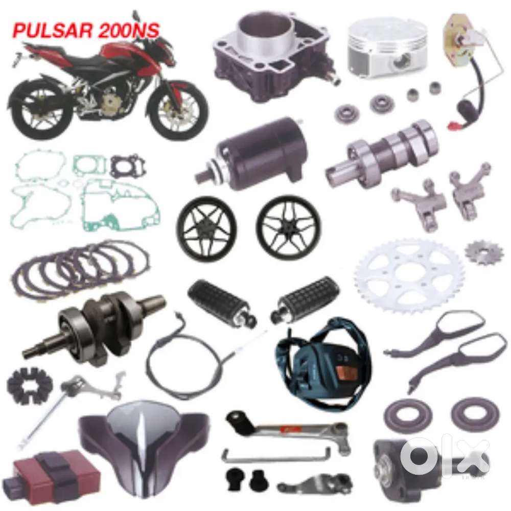 Bajaj ns200 all second parts available h bohot km m mil jayenge