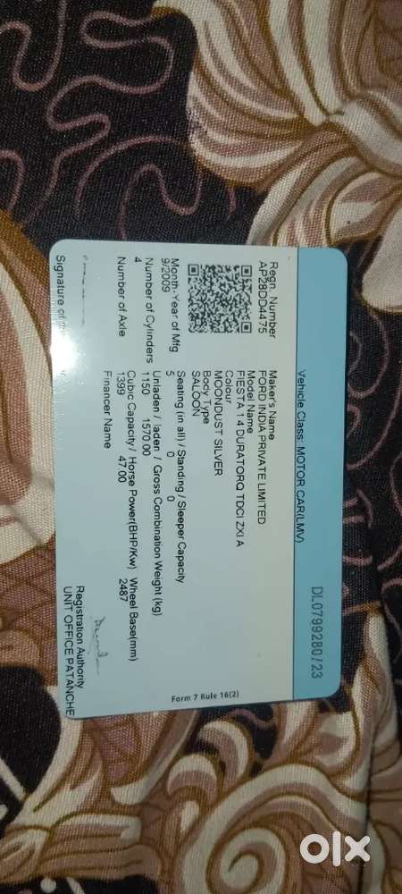 Ford Fiesta Classic 2009 Diesel 71703 Km Driven