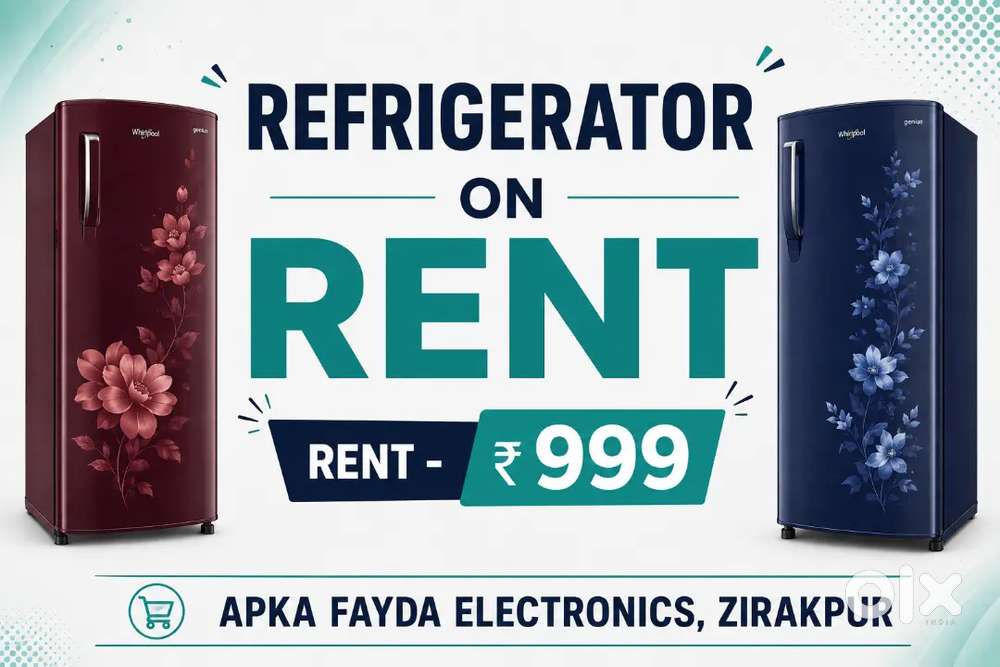 Refrigerator on RENT in ZIRAKPUR