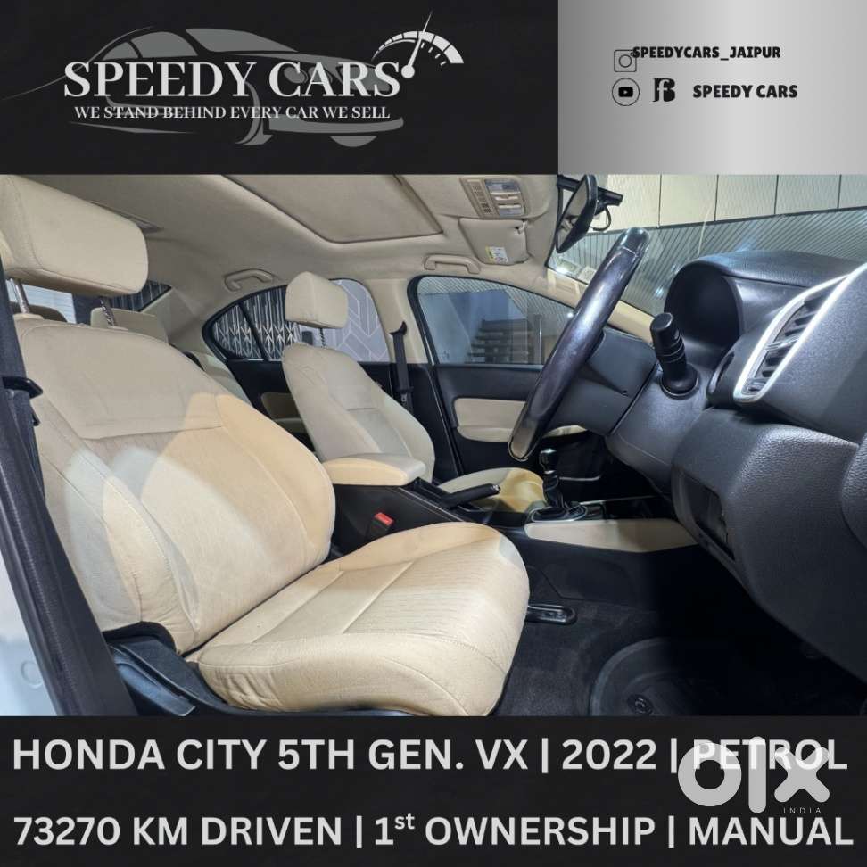 Honda City 1.5 V 5th Gen I-vtec Mt, 2022, Petrol