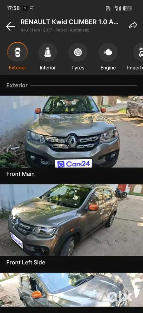 Renault Kwid 1.0 Climber Automatic 2017