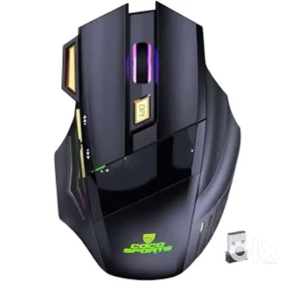 COCO SPORTS GAMING MOUSE WITH AUTOCLICKER AND ORIGINAL BOX AND CABLE