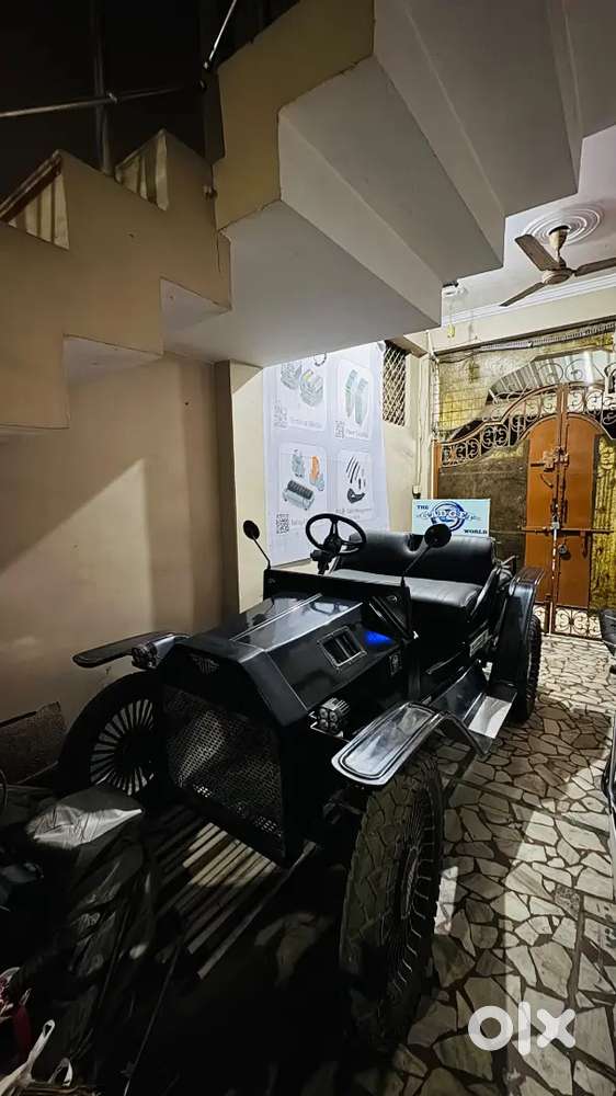 Vintage Electric Car Without Battery