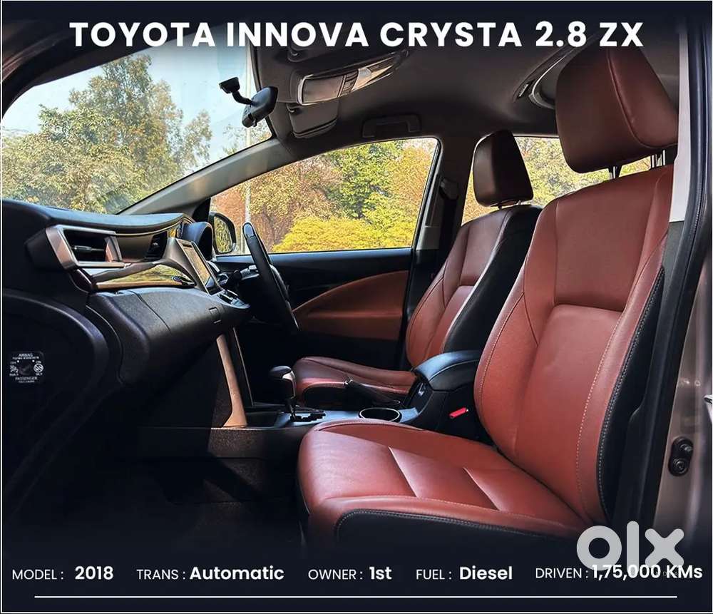Innova Crysta 2.8 Zx At 2018 Dl Reg