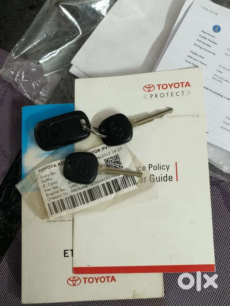 Toyota Etios 2012 Diesel 124000 Km Driven