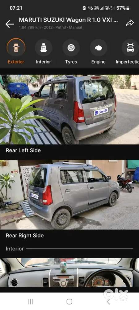 Maruti Suzuki Wagon R 2012 Petrol 184000 Km Driven