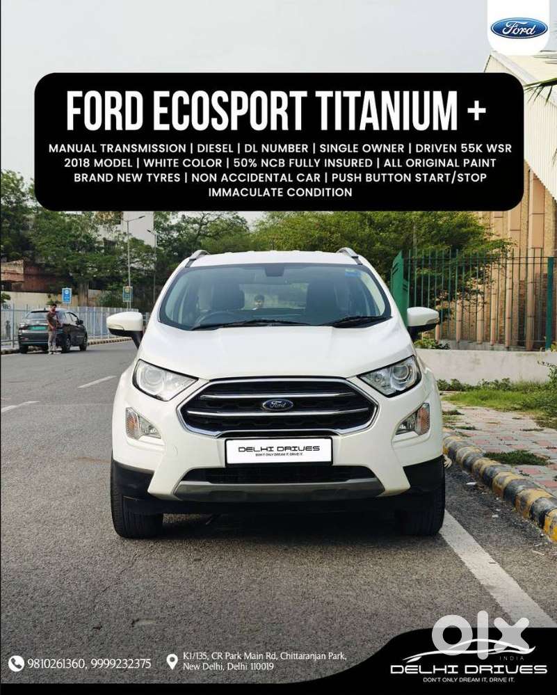 Ford Ecosport 1.5 Diesel Titanium Plus, 2018, Diesel