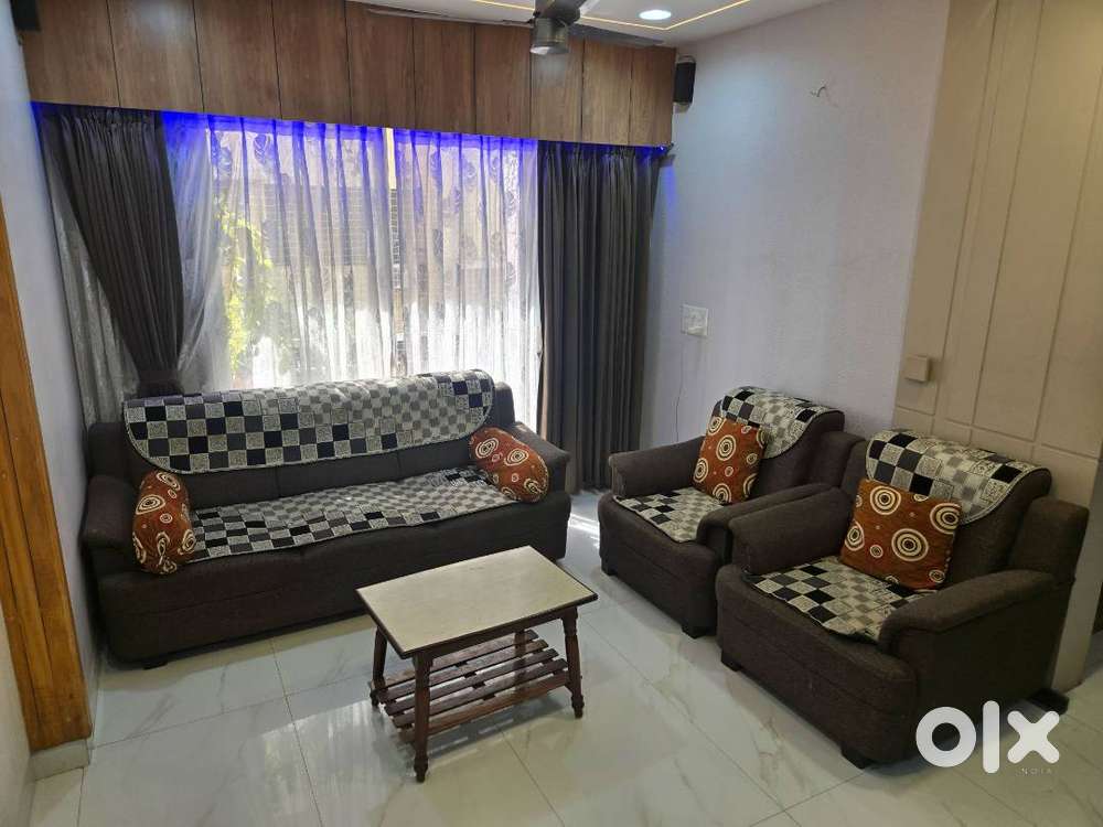 5-Seater Sofa Set with Teak Wood Center Table &ndash; For Sale